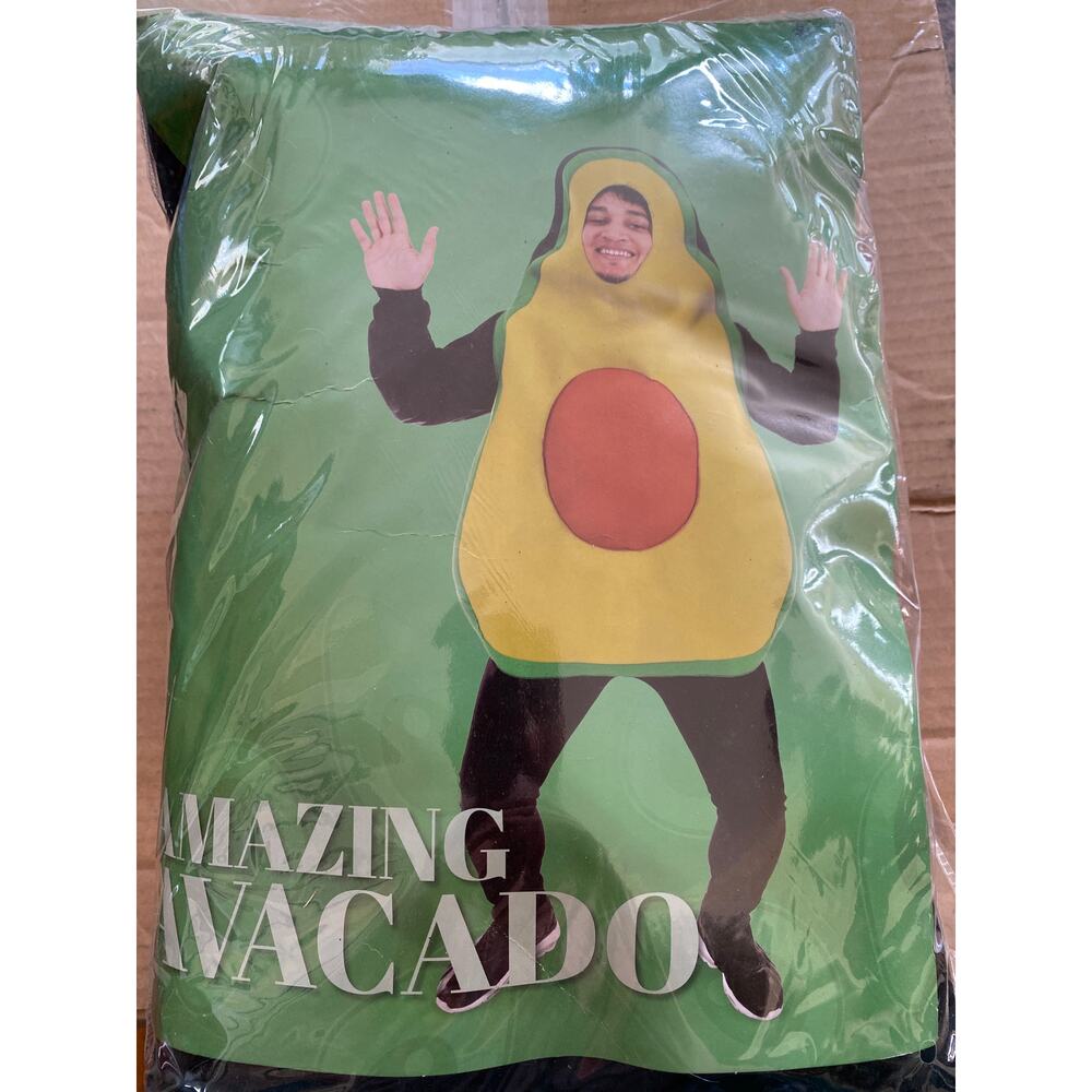 Brand New Hauntlook Adult One Size Amazing Avocado Halloween Costume Dress Up - Picture 2 of 3